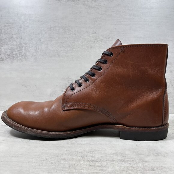 Red Wing Sheldon 9073 Teak Featherstone Made in USA Boots - Men's Size 11.5 D - Picture 5 of 10